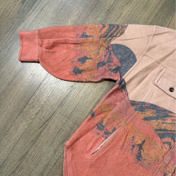 Free People We The Free Ruby Scenic Jacket-Sunset Combo-Size Medium - Picture 9 of 16